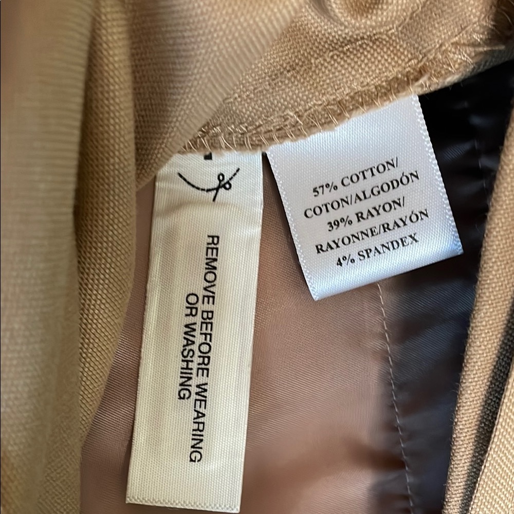 Ann Taylor Tan Trousers with Belt - Picture 12 of 13
